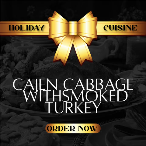 Cajen Cabbage with Smoked Turkey